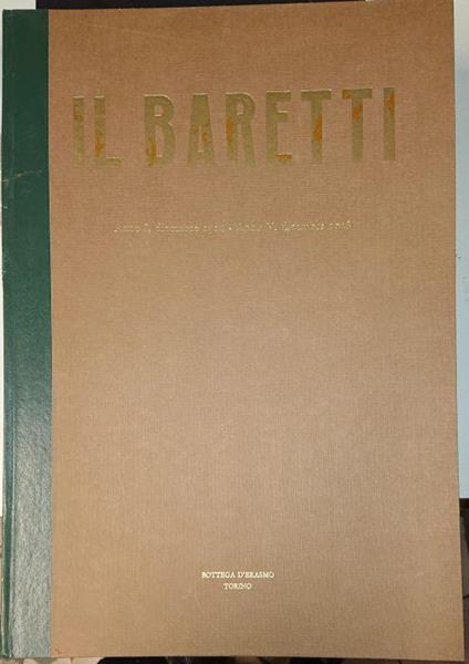 Rivista 'Il Barettì Anno I, 12/1924 Anno V, 12/1928 - copertina