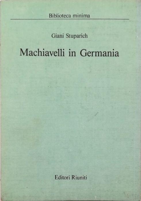 Machiavelli in Germania - copertina