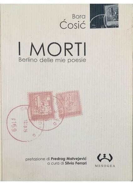 I morti Berlino delle mie poesie - copertina