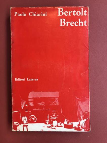 Bertold Brecht - Paolo Chiarini - copertina