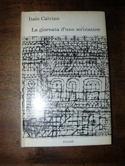 La giornata d'uno scrutatore - Italo Calvino - copertina