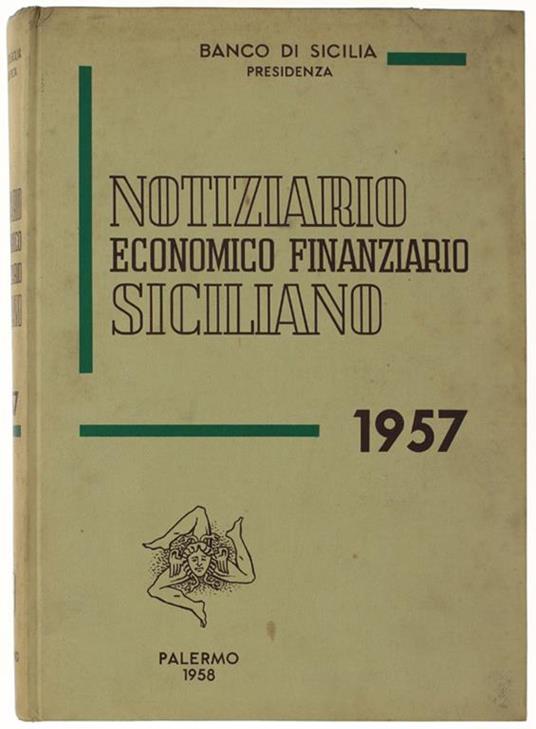 Notiziario Economico-Finanziario Siciliano - 1957 - copertina