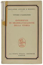 Esperienze Di Drammatizzazione Della Storia