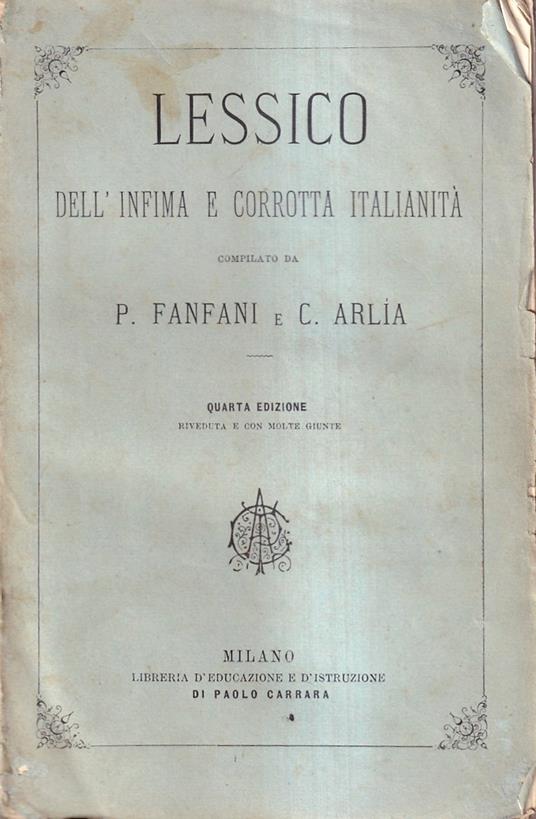 NUOVO VOCABOLARIO DEI SINONIMI DELLA LINGUA ITALIANA - Pietro Fanfani - copertina