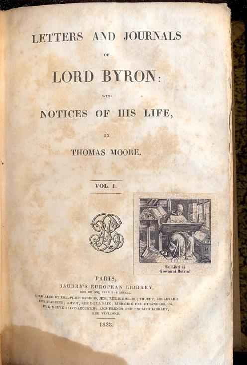 Letters and journals. With notices of his life by Thoma Moore - 2
