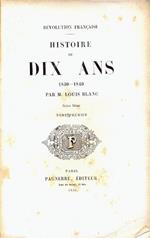 Histoire de Dix Ans 1830-1840