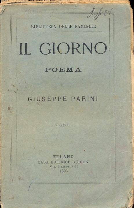 Il giorno. Poema - Giuseppe Parini - 2