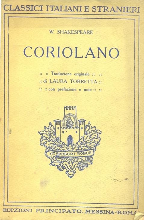 Coriolano. Traduzione originale di Laura Torretta - 2