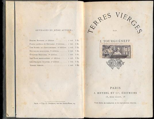 Terres vierges - copertina