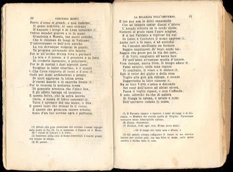 I poemetti di Vincenzo Monti. Annotati dal Sac. Dott. Giovanni Francesia - Vincenzo Monti - 2