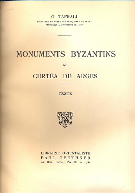 Monuments Byzantins de Curtèa de Arges. Texte - 2