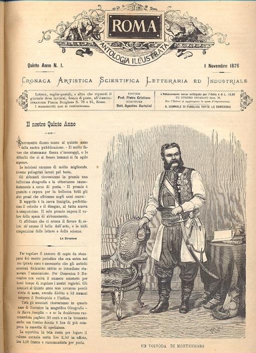 Roma antologia illustrata. Rivista settimanale di Cronaca Artistica, scientifica, letteraria ed industriale. Diretta dal Dott. Agostino Bartoli - 2