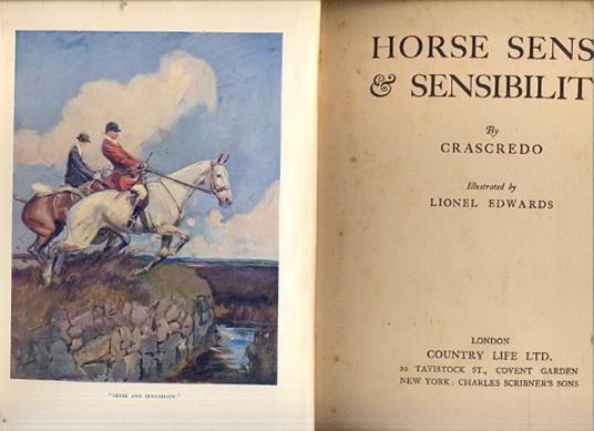 Horse Sense & Sensibility.Illustrated Lionel Adwards - 2