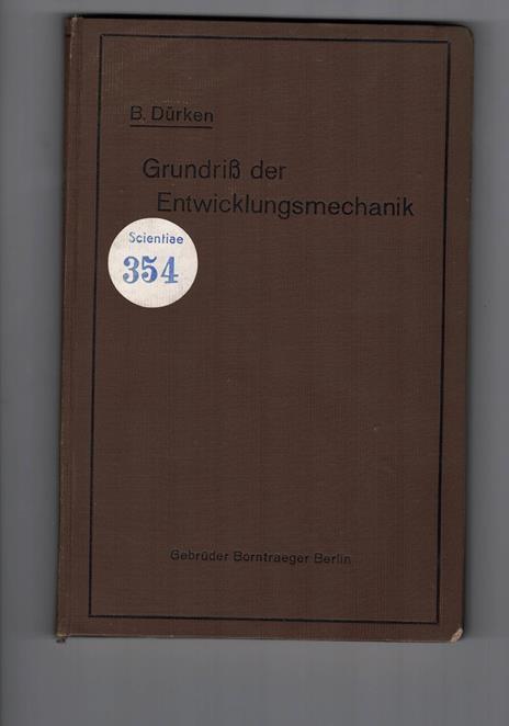 Grundriss der Entwicklungsmechanik - 2