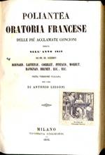 Poliantea oratoria francese delle più acclamate concioni tenute nell'anno 1852 , seconda parte