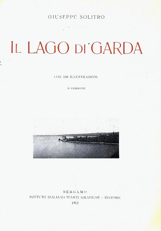 Il lago di Garda - Giuseppe Solitro - copertina