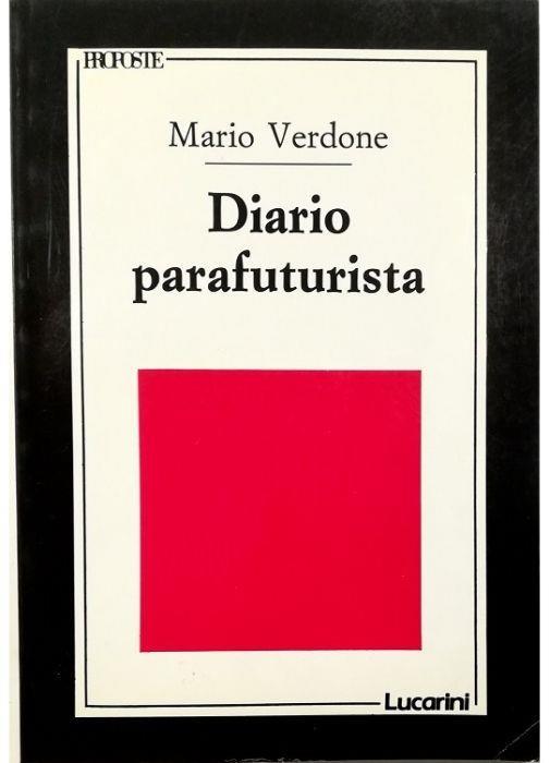 Diario parafuturista - Mario Verdone - copertina