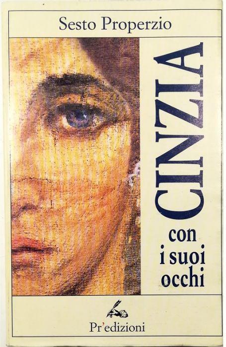 Cinzia, con i suoi occhi - Sesto Properzio - copertina