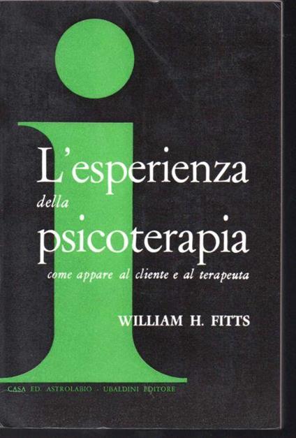 L' esperienza della psicoterapia Come appare al cliente e al terapeuta - copertina