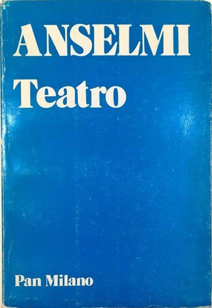 Teatro - Luciano Anselmi - copertina