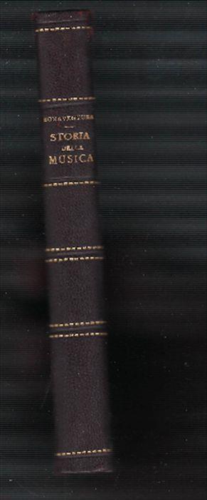 Storia Della Musica - Arnaldo Bonaventura - copertina