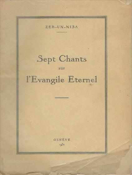 Sept Chants Sur L'evangile Eternel - copertina