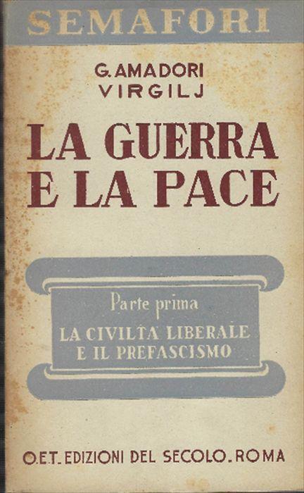 La Guerra E La Pace - copertina