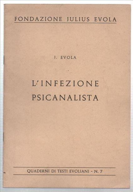 L' infezione Psicanalista - copertina