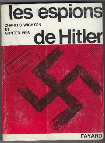 Les Espions De Hitler - Charles Wighton - copertina