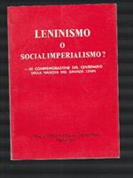 Leninismo O Socialimperialismo?