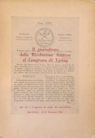 Il giornalismo dalla Rivoluzione francese al Congresso di Vienna - copertina