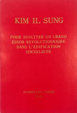 Pour susciter un grand essor revolutionnaire dans l'edification socialiste - Il Sung Kim - copertina