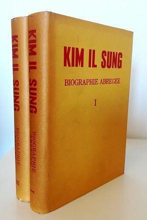 Kim Il Sung Biographie abrégée - completa in 2 voll - copertina