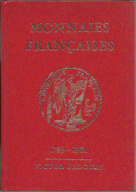 MONNAIES FRANCAISES 1789-1981 - copertina