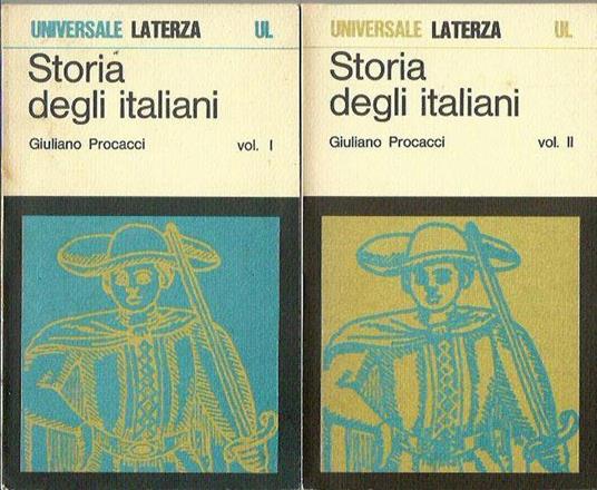 Storia degli italiani. vol.1-2 - Giuliano Procacci - copertina