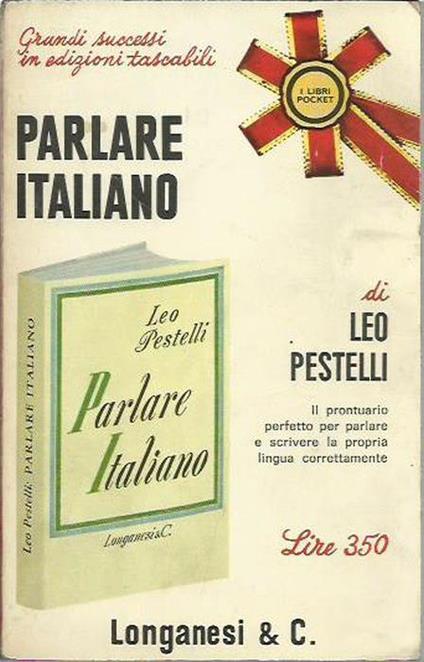 Parlare Italiano - Leo Pestelli - copertina