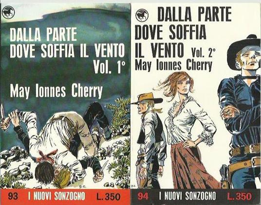 Dalla parte dove soffia il vento (vol.1 e 2) - May Ionnes Cherry - copertina