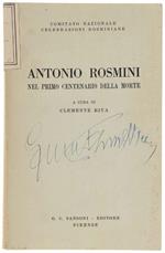 Antonio Rosmini Nel Primo Centenario Della Morte