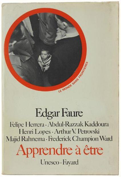 Apprendre A Etre - Edgar Faure - copertina