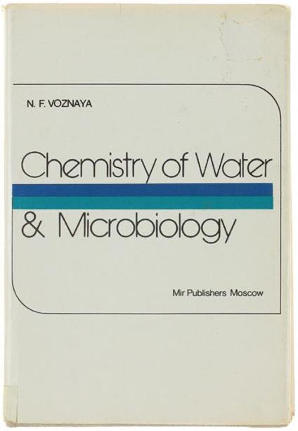 Chemistry Of Water & Microbiology. Translated From The Russian By A.Rosinkin - copertina