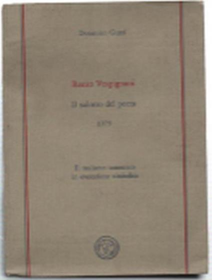 Renzo Vespignani. Il Salotto Del Poeta 1975 Il Realismo Tramutato In Evocazio.. - Domenico Guzzi - copertina