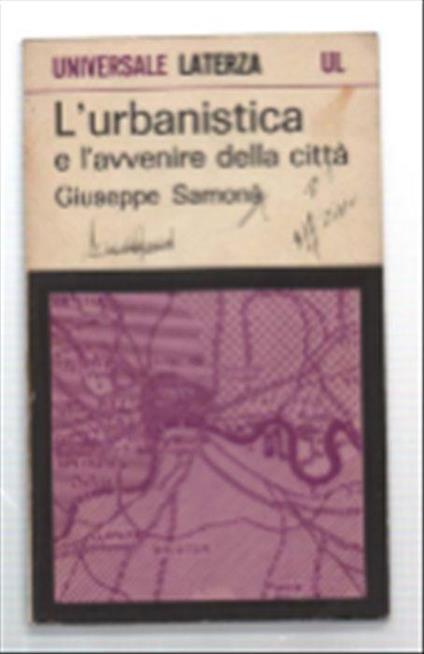 L' urbanistica E L' avvenire Della Città Negli Stati Europei - Giuseppe Samonà - copertina