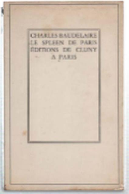 Le Spleen De Paris - Charles Baudelaire - copertina