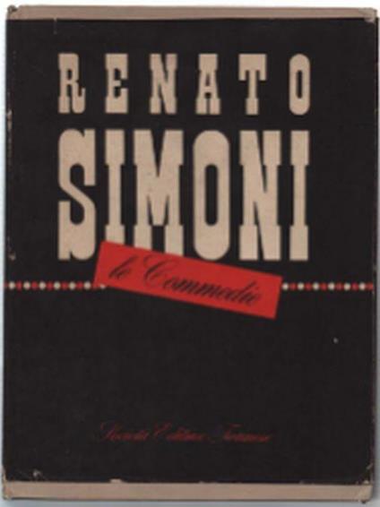 Le Commedie - Renato Simoni - copertina