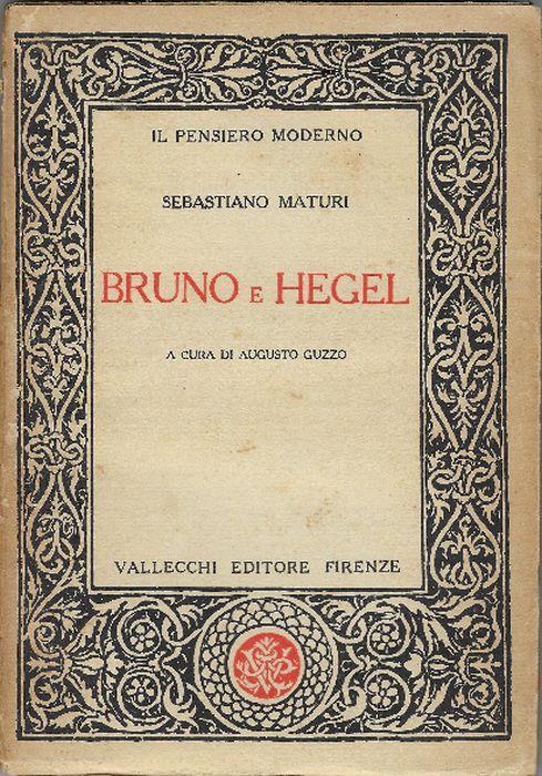 Bruno E Hegel - Sebastiano Mauri - copertina