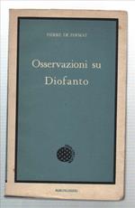 Ossrvazioni Su Diofanto