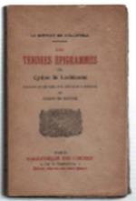 Les Tendres Épigrammes De Cydno La Lesbienne Traduites Du Neo-Grec, Avec Un..