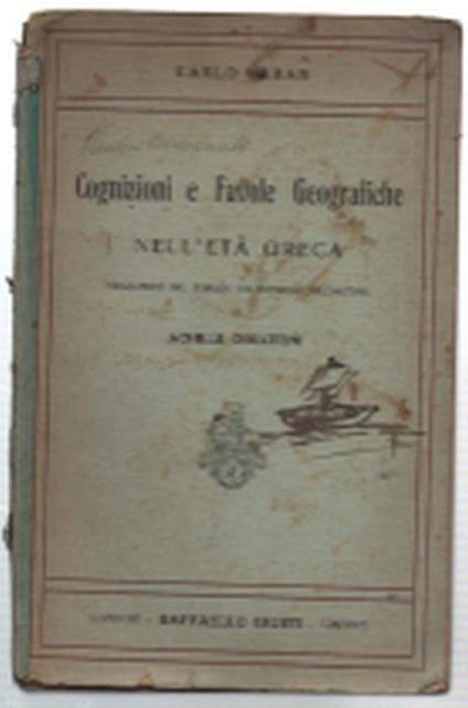 Cognizioni E Favole Geografiche Nell'età Greca - Carla Urban - copertina