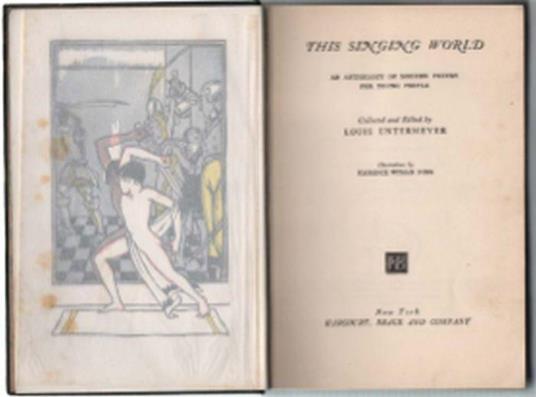 This Singing World An Anthology Of Modern Poetry For Young People - Louis A. Untermeyer - copertina