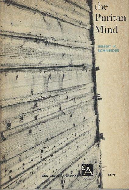 The Puritan Mind - W. Schneider - copertina